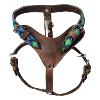 Hand Braided Leather Harness (Large)