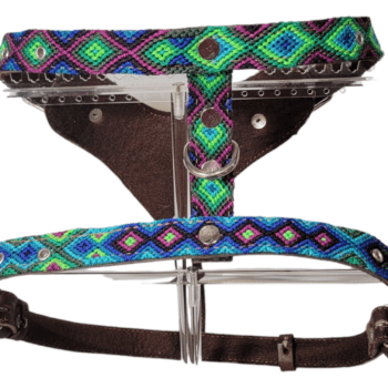 Hand Braided Leather Harness (Large)