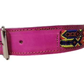 Hand Braided Leather Collar XL 28″