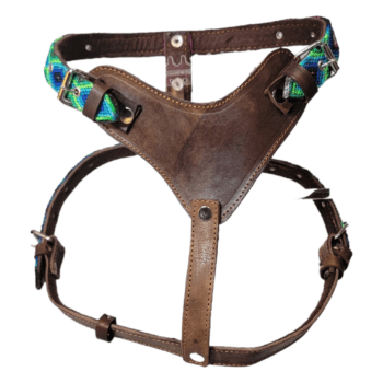 Hand Braided Leather Harness (Large)