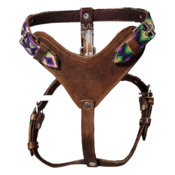 Hand Braided Leather Harness (Large)